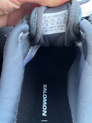 Zapatillas Salomon Gore-Tex Trekking Gris/Azul