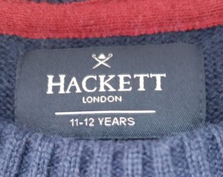Jersey niño Hackett T 11-12 años Lana y Algodón