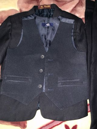 Traje de chaqueta y chaleco niño AKRAM