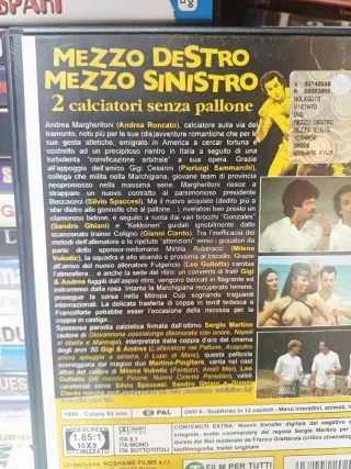 Mezzo Destro Mezzo Sinistro DVD Film Commedia
