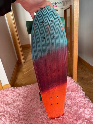 Skate colorido degradado