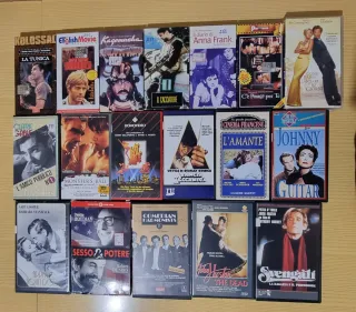 VHS Film, opere e documentari Italiani e Stranieri