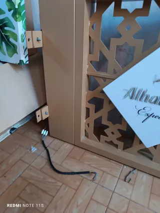 Letrero Alhambra Vintage con luz