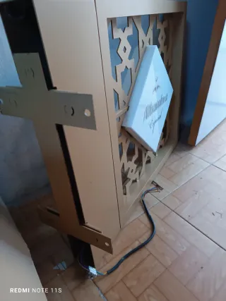 Letrero Alhambra Vintage con luz