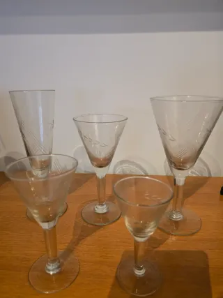 Cristalería Vintage Años 60