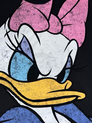 Camiseta Negra Disney Daisy Duck Zara