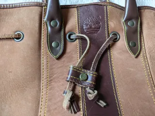 Borsa Timberland Beige e Marrone Pelle