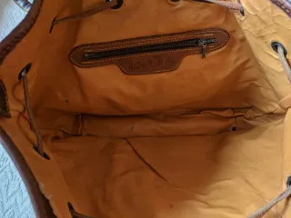 Borsa Timberland Beige e Marrone Pelle