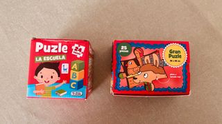 2 Puzzles: 24 y 25 piezas, para niños a partir de