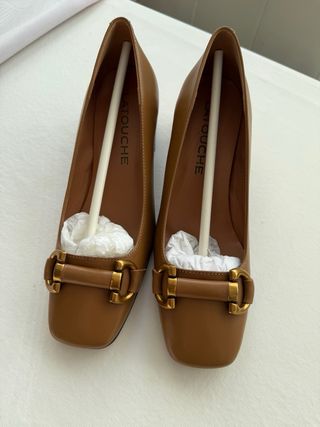 Zapatos de piel marrones Latouche