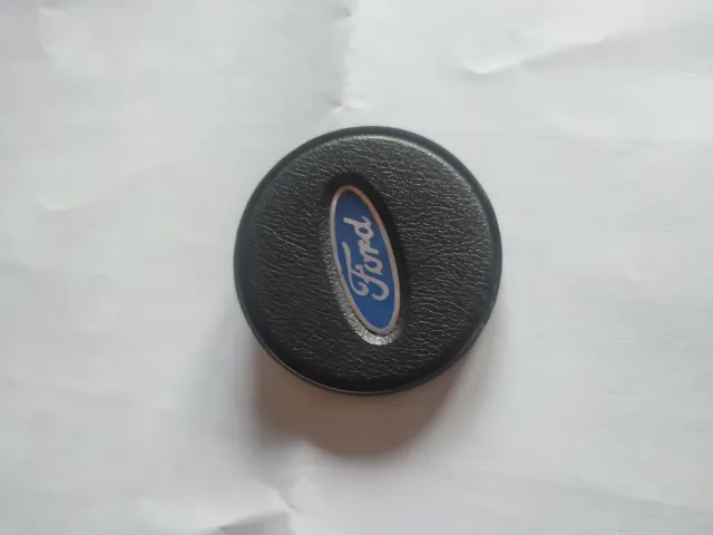 Tapa claxon Ford ovalada azul