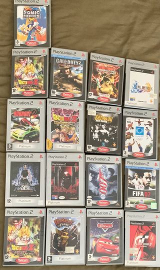 Lote 17 Juegos PlayStation 2 PS2 Platinum