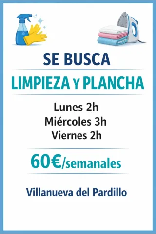 Limpieza/Plancha