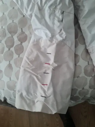 Pantalón de nieve infantil blanco