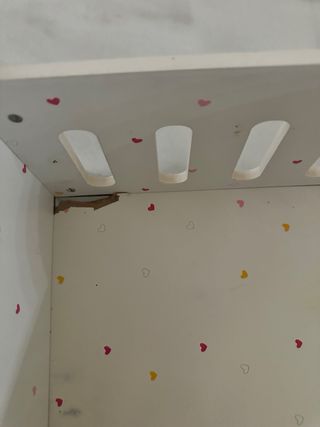 Cuna de muñeca unicornio El Corte Inglés madera