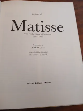 L' opera di Matisse  Classici dell'arte
