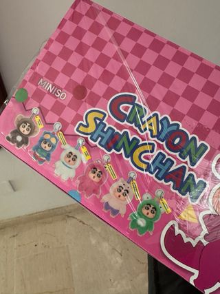 Colección Sinchan Crayon Peluche Labubu Miniso