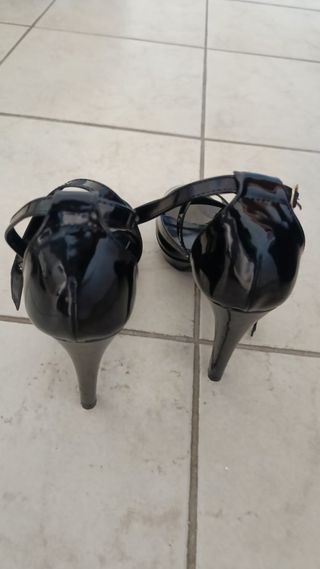 Scarpe con tacco Mix Feel nere Tg 41