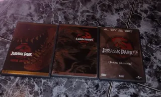 DVDs Jurassic Park (3 Películas)