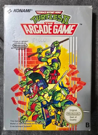 Teenage Mutant Hero Turtles 2 NES Konami