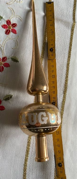 Puntale Albero Natale plastica cm.29