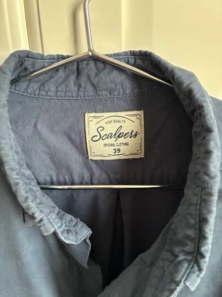 Camisa Scalpers azul talla 39