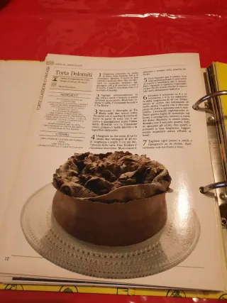 Raccoglitore con raccolte di ricette