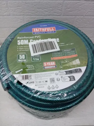 Manguera de Jardín Reforzada 50m