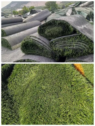Césped artificial reciclado