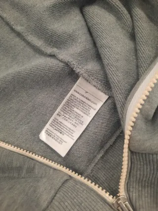 Sudadera Calvin Klein Gris con Cremallera