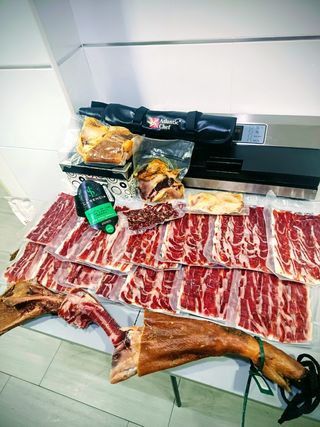 Corte y envasado al vacío jamón o paletilla