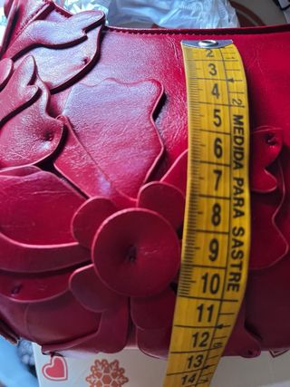 Bolso Desigual Rojo Flores