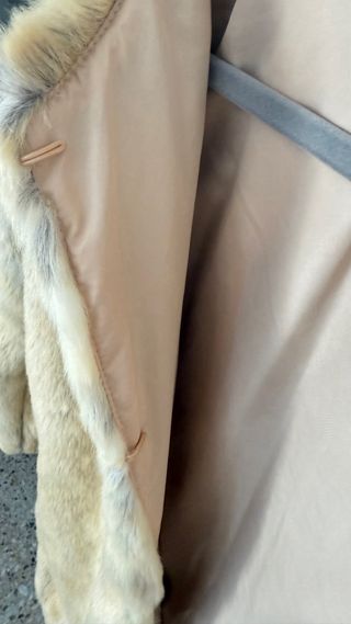 Abrigo pelo sintético Easy Wear Talla S