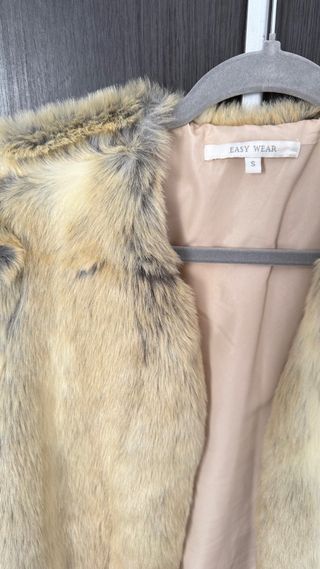 Abrigo pelo sintético Easy Wear Talla S