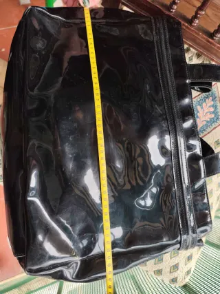 Bolso Armani Jeans Negro Charol