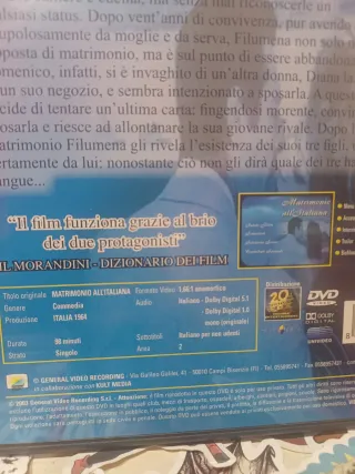 Matrimonio all'italiana DVD Sophia Loren