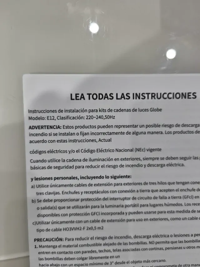 Guirnalda Luces Exterior 30M 50+3 Bombillas