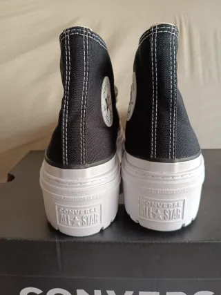Botines Converse Plataforma Negros
