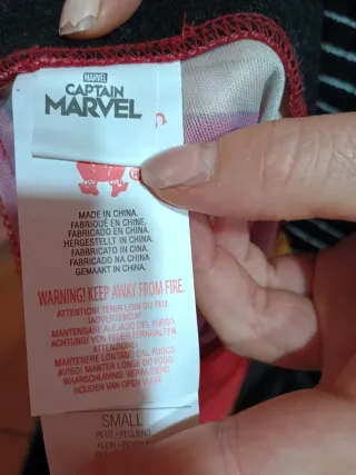 Costume Bambina Capitan Marvel