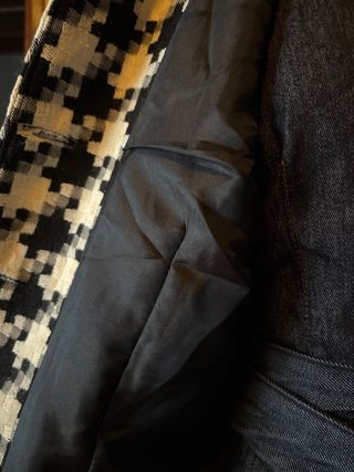 Blazer Trazos Pata de Gallo Talla M, vintage