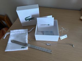 Pulseras Lacoste Plata