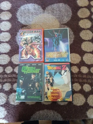 Pack 4 Películas DVD Acción/Anime