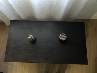 Mesa de centro madera con 3 cajones