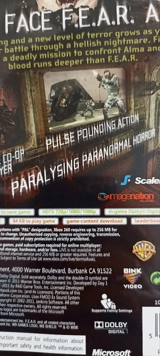 FEAR 3 Xbox 360