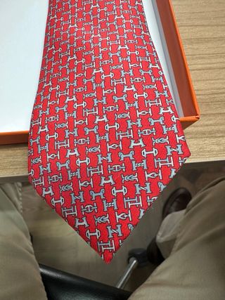 Corbata Hermes Roja