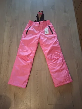 Pantalón esquí niña 12 años rosa