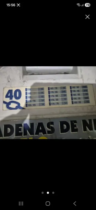 Cadenas para Nieve PARALELO Montaje Rápido