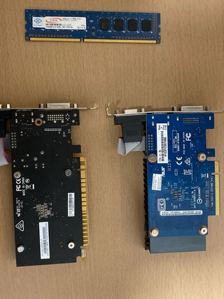 Lote Tarjetas Gráficas MSI y Módulo RAM