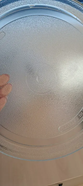 Plato de cristal para microondas