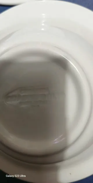 4 Platos Hondos Cerámica Frutas Italia